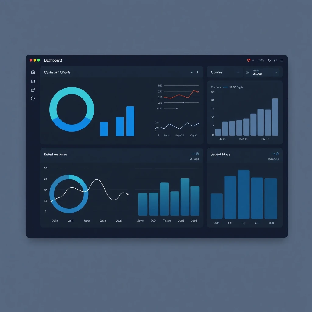 Screenshot of a financial dashboard interface